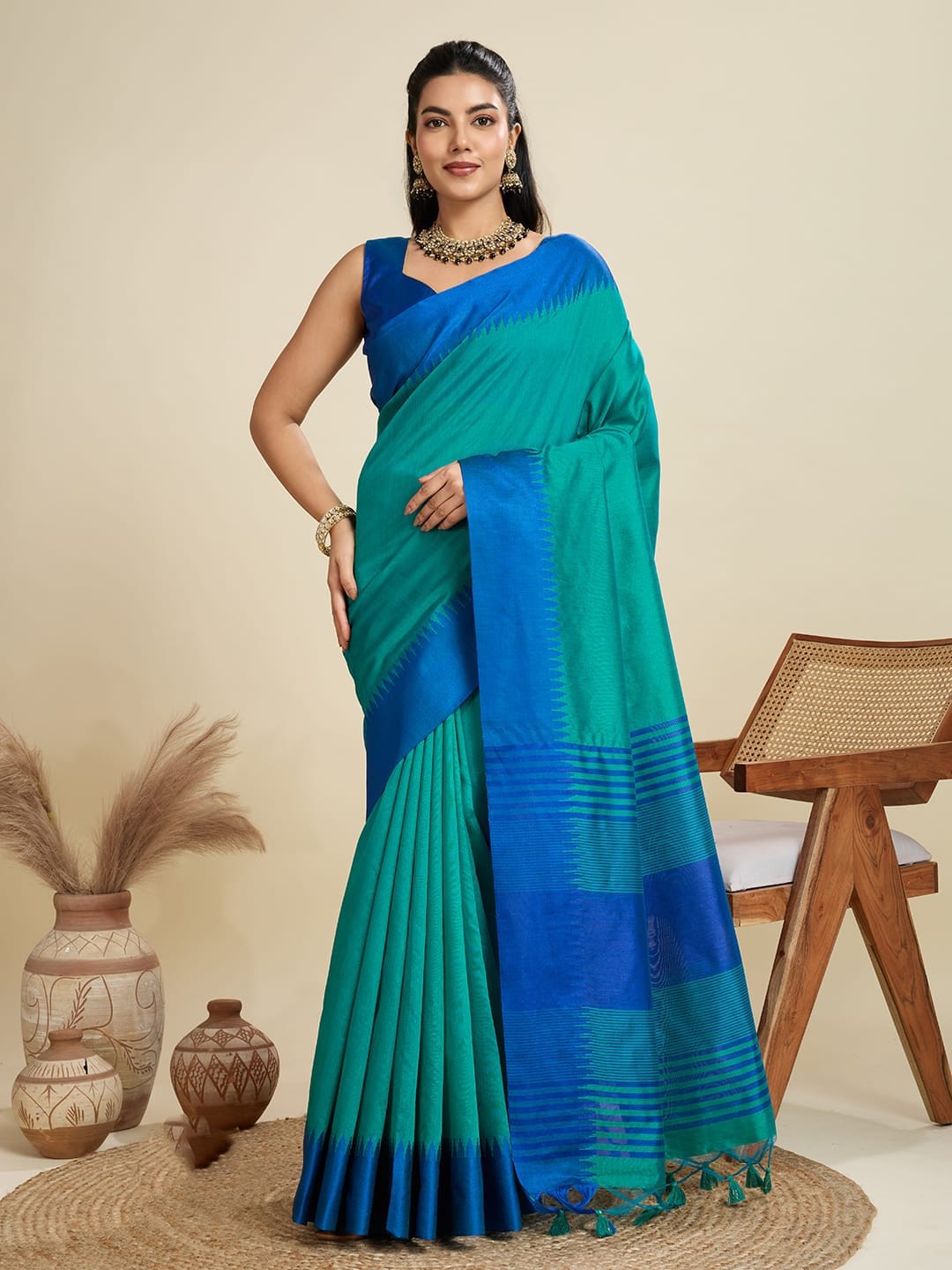 Elegant Handloom Cotton Saree